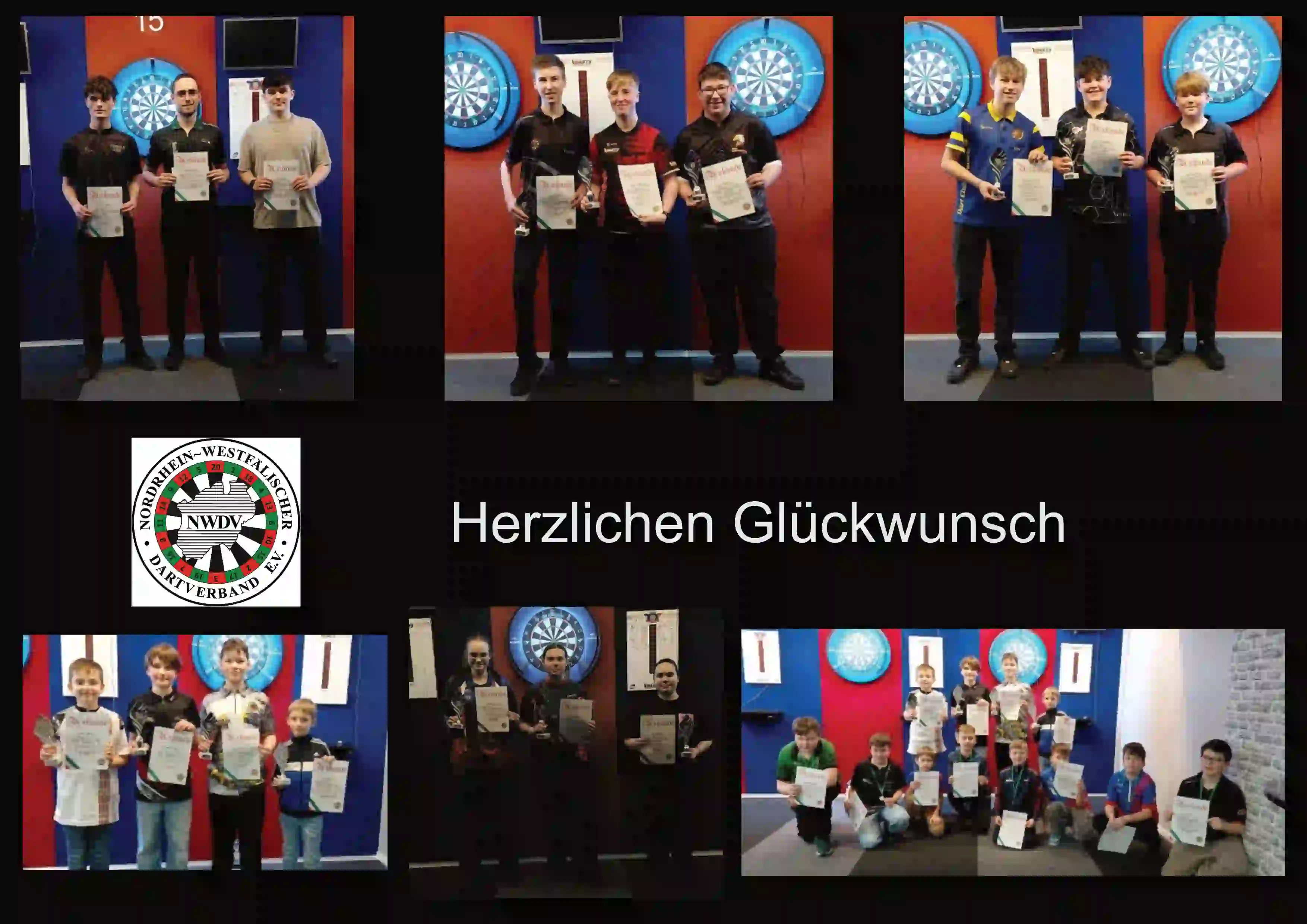 Siegerfotos des 6. Jugendranglistenturniers