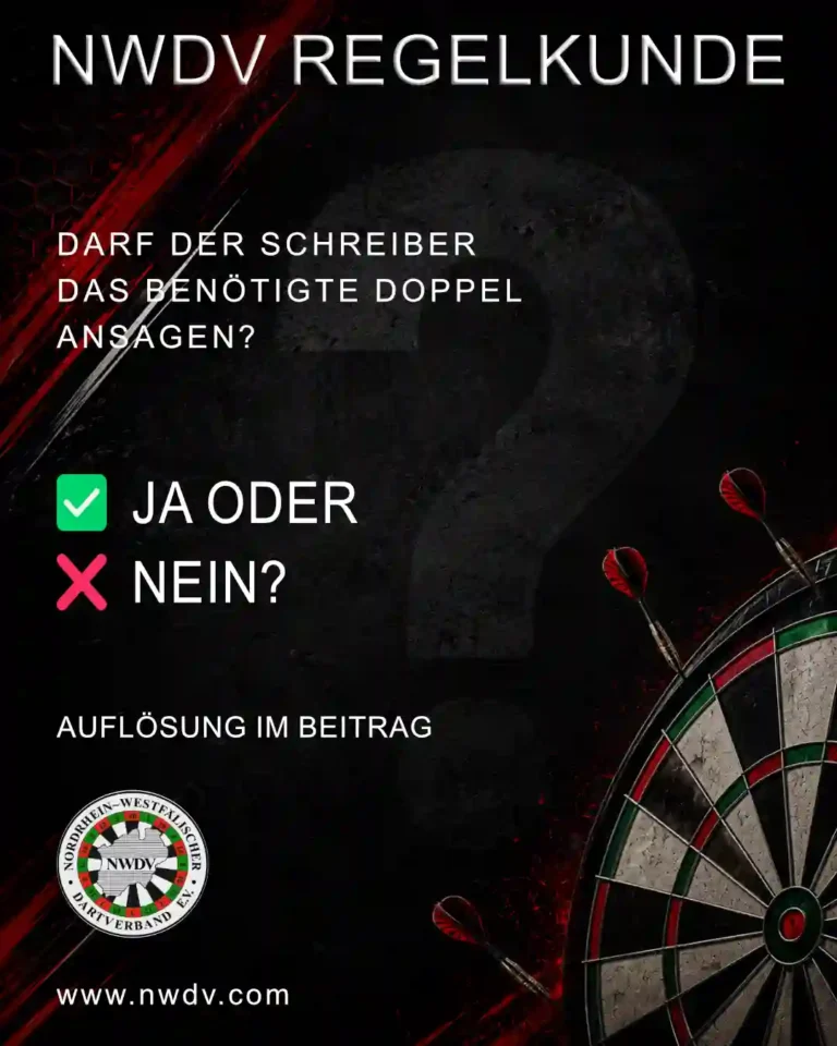 Plakat zur Regelkunde - Doppel ansagen - ja oder nein