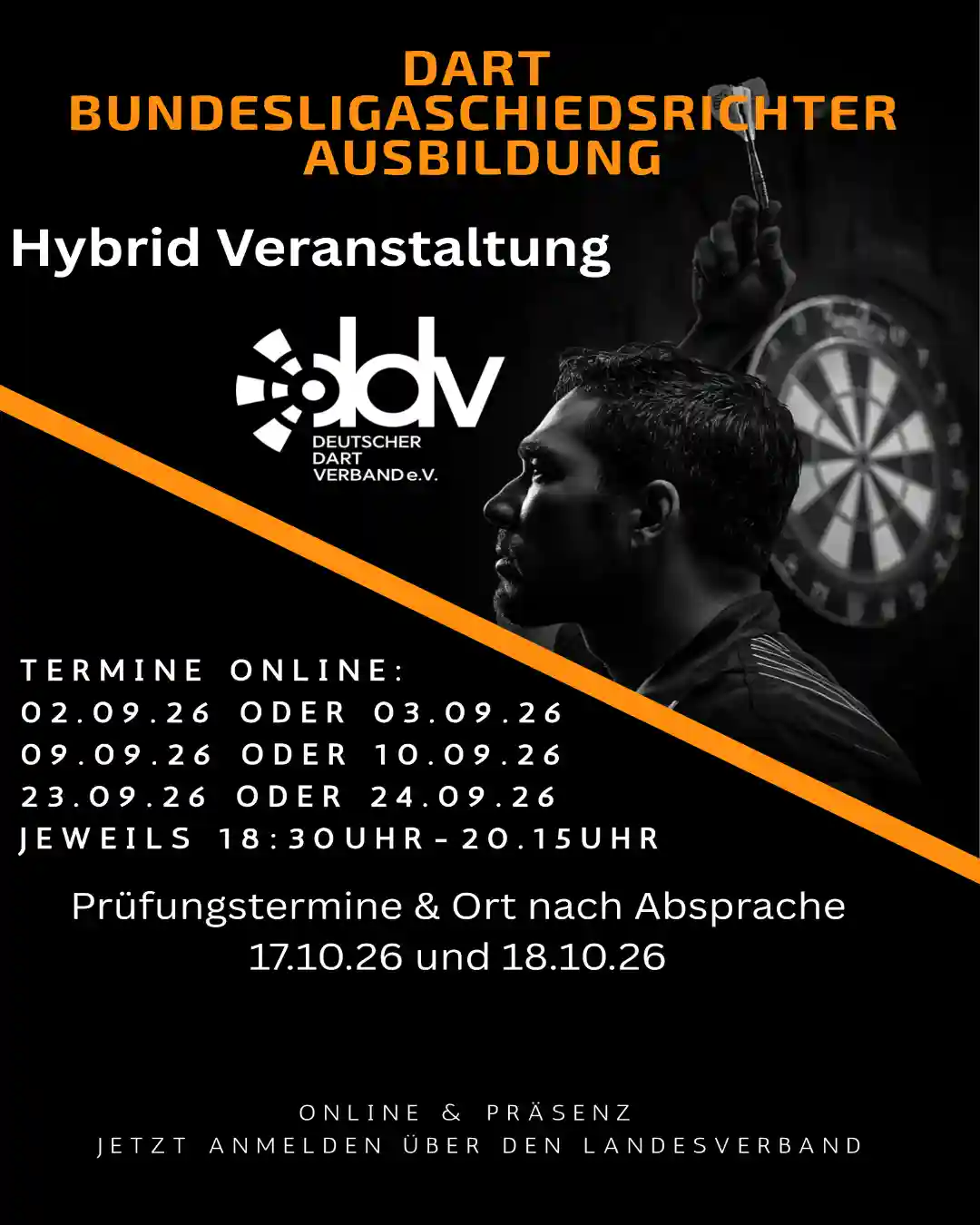 Werbeplakat DDV Schiedsrichterausbildung Bundesliga