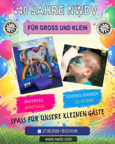 Plakat zum Ligaabschluss - Spass für unsere kleinen Gäste