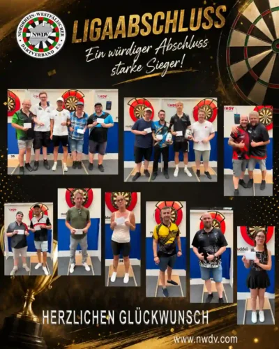 Plakat mit den Platzierten des Saisonabschluss Turniers 26/27