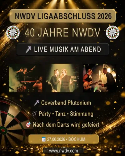 Plakat zum Ligaabschluss 2026 - Live Musik