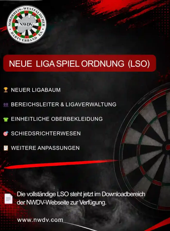Plakat zu den Änderungen der LSO